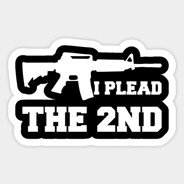 I Plead The 2nd Sticker by CuteSyifas93